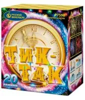 Батарея салютов Тик-так Р7598 купить от производителя Русский Фейерверк — Советск Калининградская область