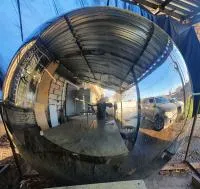 Сфера шар ø 2000 мм. (514274) производство - арт-объект пустотелая  в Советске Калининградской области