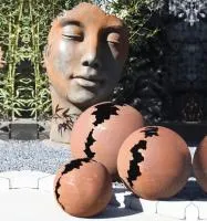 Кортен 3 шара — парк декор (518952) ∅ 950 750 450 мм. Советск Калининградская область 