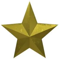 Звезда накладка на памятник литая латунь в Советске Калининградской области (518483)