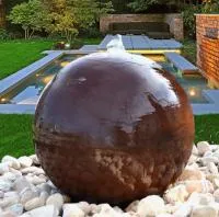 Сфера КОРТЕН - ШАР ФОНТАН 3D (518902) ∅ 850 мм. Советск Калининградская область